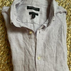 J Crew Linen Button Down